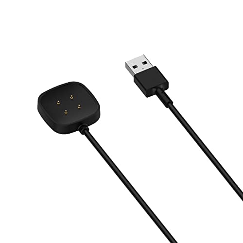 evyune® Magnetic Charger 1m for Fitbit Sense/Versa 3