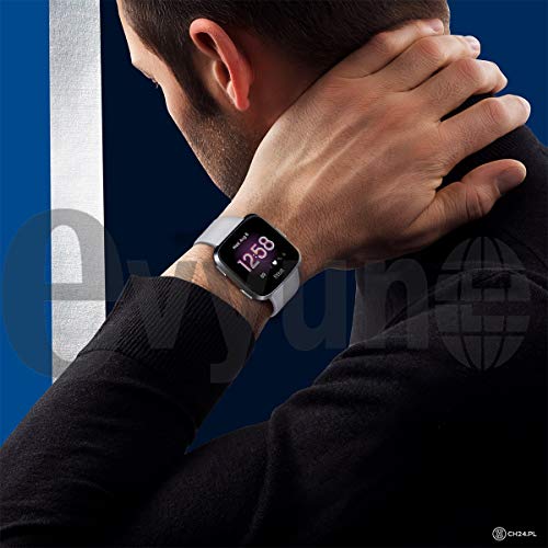 Evyune® Silicone Sport Strap for Fitbit Versa/Versa Lite/Versa 2 / Versa SE