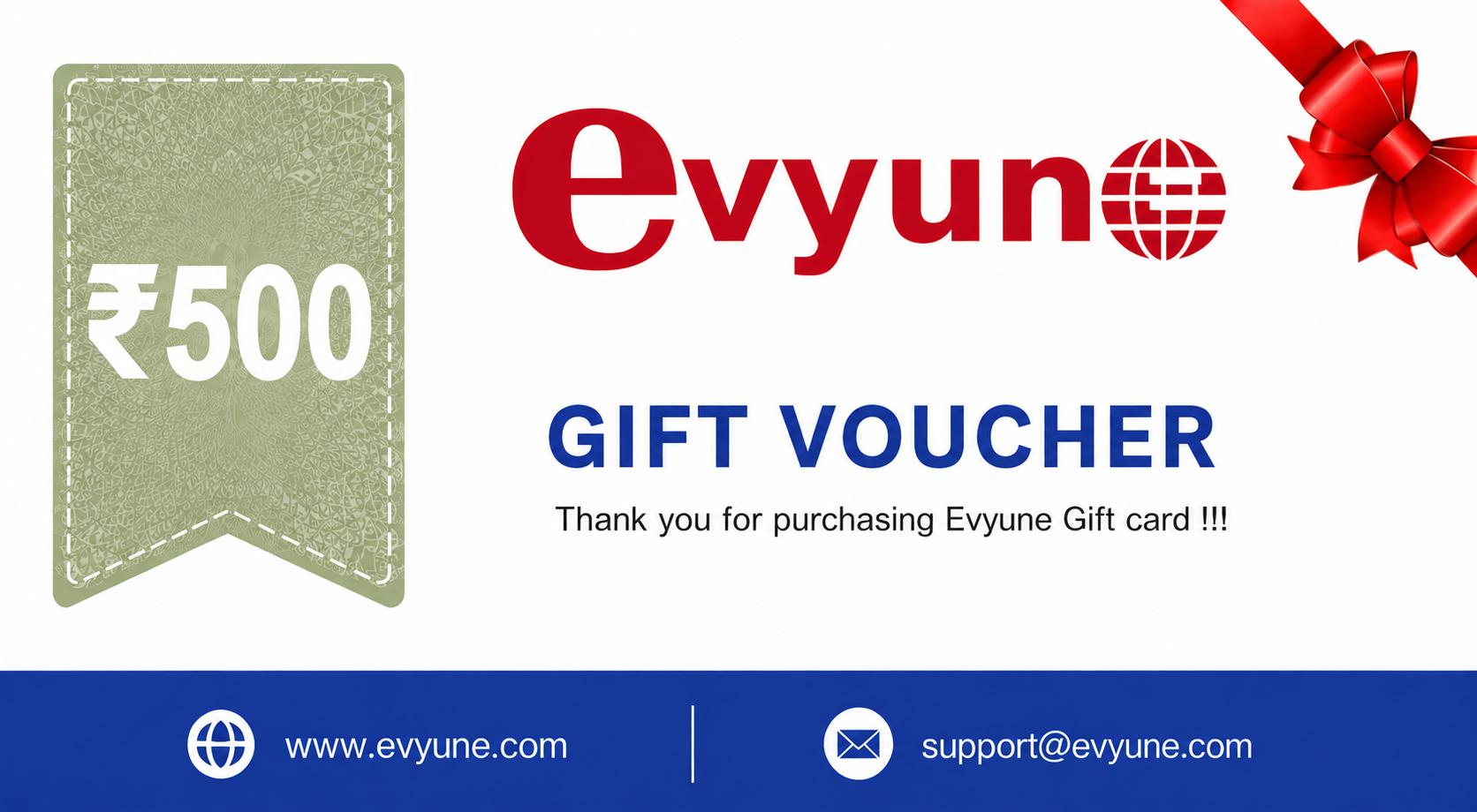 Evyune Gift Cards