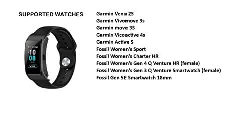 Evyune® 18mm Sport Silicone Strap