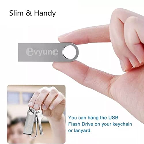 Evyune® Nanook USB 2.0 Metal Pen Drive Silver