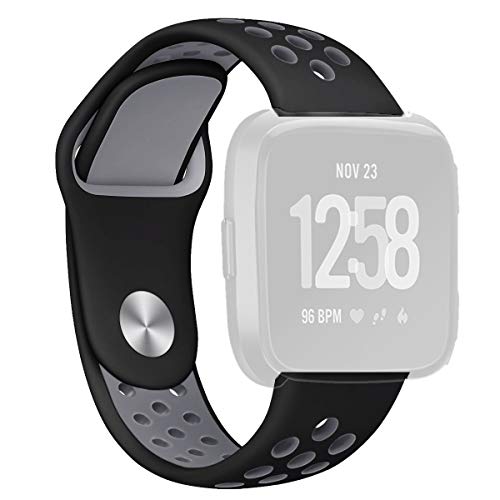 Evyune® Silicone Perforate Sport Strap for Fitbit Versa/Versa Lite/Versa 2 / Versa SE