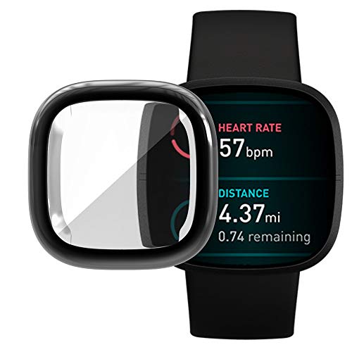 Evyune® Scratch Proof Protective TPU Watch Cover for Fitbit Versa 3/ Versa Sense only (Watch not Included)