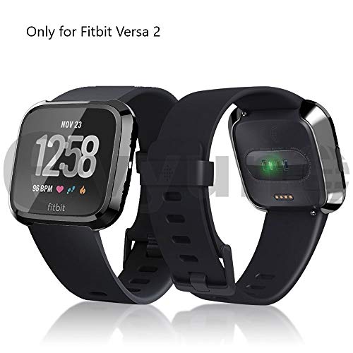 Evyune® Scratch Proof Protective TPU Watch Cover for Fitbit Versa 2 only (Watch not Included)