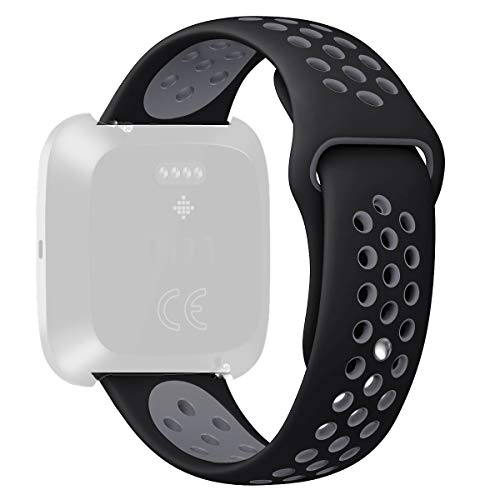 Evyune® Silicone Perforate Sport Strap for Fitbit Versa/Versa Lite/Versa 2 / Versa SE