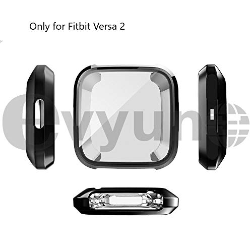 Evyune® Scratch Proof Protective TPU Watch Cover for Fitbit Versa 2 only (Watch not Included)