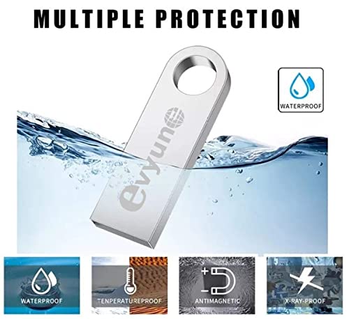 Evyune® Nanook USB 2.0 Metal Pen Drive Silver