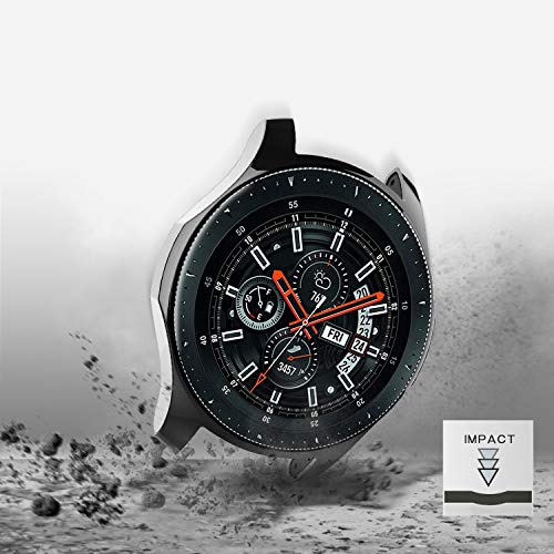 केवल सैमसंग गैलेक्सी वॉच 46 मिमी के लिए Evyune® स्क्रैच प्रूफ़ प्रोटेक्टिव TPU वॉच कवर (घड़ी शामिल नहीं है)